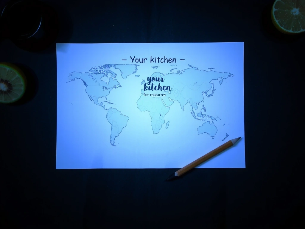 Küchen-Ressourcen Karte